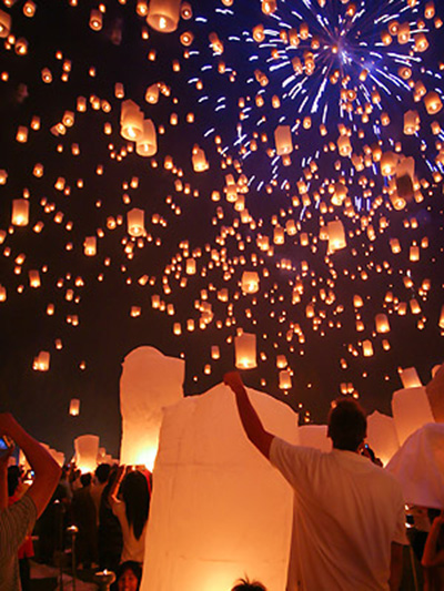 Loi Krathong thailande