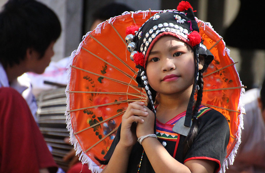 enfant village Karen Thailande